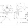 Perrin & Rowe Traditional Monobloc Bidet Mixer Tap - 3676CP