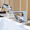 Hansgrohe Metropol 3 Hole Bath Mixer Tap with Shower Handset and Lever Handle - 32550000