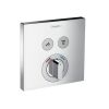 Hansgrohe ShowerSelect Manual Mixer, with 2 Outlets - 15768000