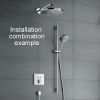 Hansgrohe ShowerSelect Manual Mixer, with 2 Outlets - 15768000