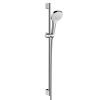 Hansgrohe Soft Cube Ecostat E Valve with Croma Select 180 Overhead Shower and Select E Rail Kit - 88101000