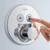 Hansgrohe ShowerSelect S Pack with Raindance Select S PowderRain Overhead and Rail Kit - 88888888