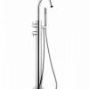 Crosswater Kai Lever Thermostatic Floor Standing Bath Filler with Shower Kit - KL418TFC