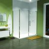 Merlyn Series 10 Pivot Shower Door and Inline Panel 