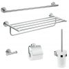 Hansgrohe Logis Universal Bath Accessory Set 5 in 1 - 41728000