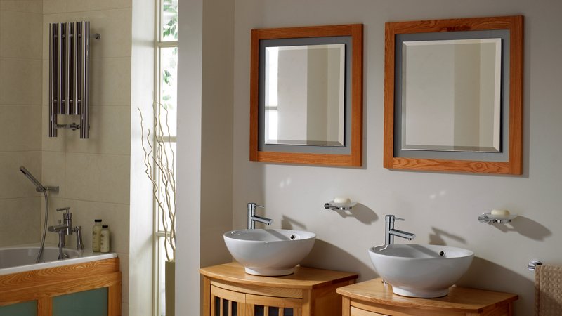 Imperial Bathrooms Mirror Guide Uk, Polished Nickel Framed Bathroom Mirrors
