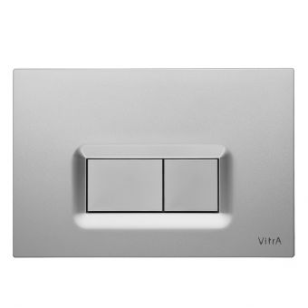 VitrA Loop R Flush Plate Silver 7400686