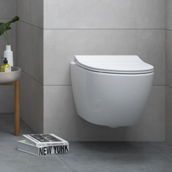 VitrA Sento Rimless Compact Wall Hung Toilet - 77470030075