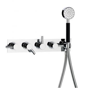 Swadling  Absolute 3 Outlet Thermostatic Shower Mixer with Hand Shower