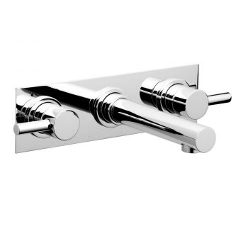 Swadling  Absolute 3 Hole Wall Mounted Bath Taps - 6815CP
