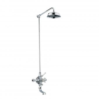 Swadling Invincible Double Exposed Shower Mixer with Deluge Head and Bath Spout