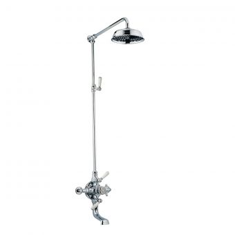 Swadling Invincible Double Exposed Shower Mixer with Deluge, Hand Shower and Bath Spout