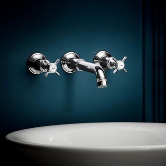 AXOR Montreux Crosshead Wall Mounted Basin Tap - 16532000