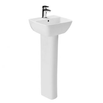 Britton MyHome Compact Cloakroom Basin - MY40BSN1THW