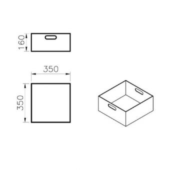 VitrA Equal Leather Box Leather 64113