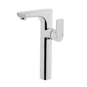 VitrA Sento Tall Monobloc Basin Mixer Tap With Side Lever and Swivel Spout - 42523