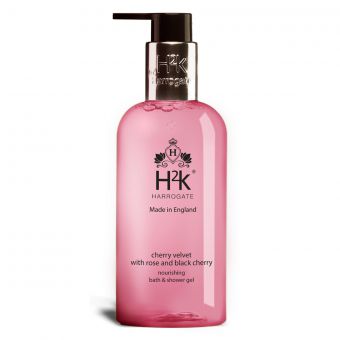 H2K Cherry Velvet Bath and Shower Gel 250ml - VELV250SGEL