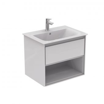 Ideal Standard Connect Air 600mm Vanity Unit with 1 Drawer and an Open Shelf - E028901