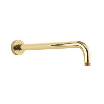 Crosswater Belgravia Wall Mounted Shower Arm in Unlacquered Brass - FH684Q