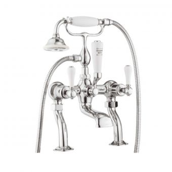Crosswater Belgravia Lever Bath Shower Mixer Tap with Kit - BL422DC_LV