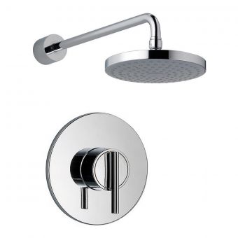 Mira Silver Concealed Valve and Showerhead Set - 1.1628.003