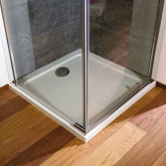 Mira Flight Low Square Shower Tray - 1.1697.010.WH