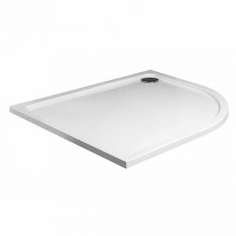 UKBathrooms Essentials Offset Quadrant Shower Tray