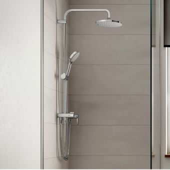 Hansgrohe Hansgrohe Showerpower Collection Mural Supply Coude Bouton 27452091 Chrome/Doré 
