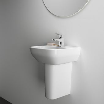 Ideal Standard i.life A 40cm Handrinse Basin with a Taphole in White