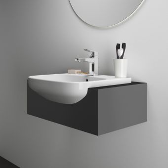 Ideal Standard i.life Studio Echo Semi-countertop Washbasin in White (55 cm)