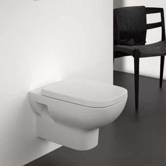Ideal Standard i.life Wall Mounted Toilet Pan with Horizontal Outlet in White