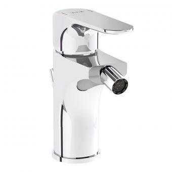 VitrA Root Round Bidet Mixer with Pop-up in Chrome - A42724