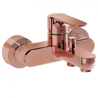VitrA Root Round Bath Shower Mixer in Copper - A4272526