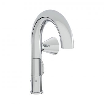 VitrA Liquid Right-Hand Basin Mixer With Pop-Up Waste in Chrome