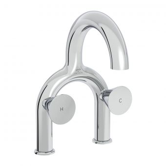 VitrA Liquid Two Tap-hole Basin Mixer in Chrome - A42747