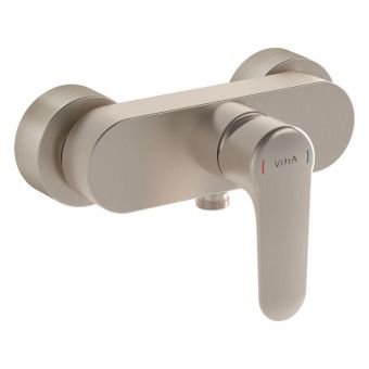 VitrA Root Round Shower Mixer in Brushed Nickel - A4272634