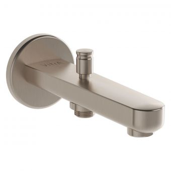 VitrA Root Round Spout with Hand Shower Outlet in Brushed Nickel - A4271934