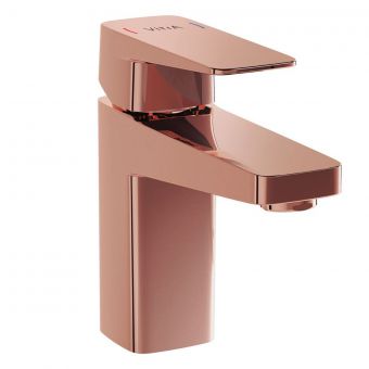 VitrA Root Square Compact Basin Mixer in Copper - A4273226