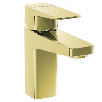 VitrA Root Square Compact Basin Mixer in Gold - A4273223
