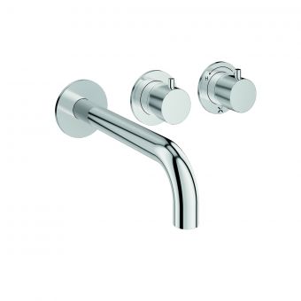 Crosswater Module 2 Handle Shower Valve and Bath Spout in Chrome