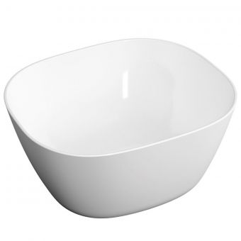 VitrA Plural Square High Countertop Bowl in White