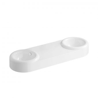 VitrA Liquid Double Washbasin in White