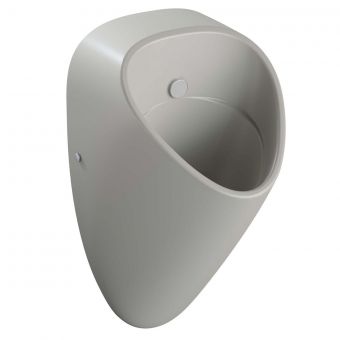 VitrA Plural Urinal with Mains Powered Flushing Sensor in Matt Taupe