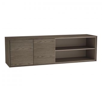 Vitra Voyage 1300mm Lower Storage Unit in Taupe & Planked Sand