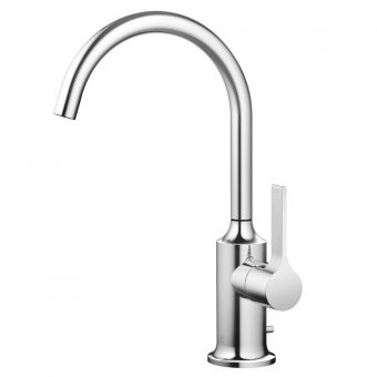 Dornbracht VAIA Single Lever Basin Mixer with Pop-Up Waste in Polished Chrome - 33500809-00