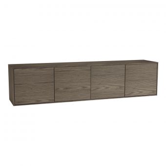 VitrA Voyage 1600mm Lower Storage Unit in Taupe & Planked Sand