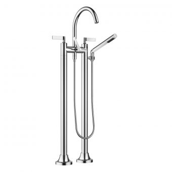 Dornbracht VAIA Freestanding Bath Shower Mixer with Lever Handles in Polished Chrome - 25943819-00