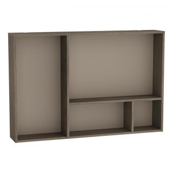 VitrA Voyage 4-Section Wall Box in Planked Sand & Taupe