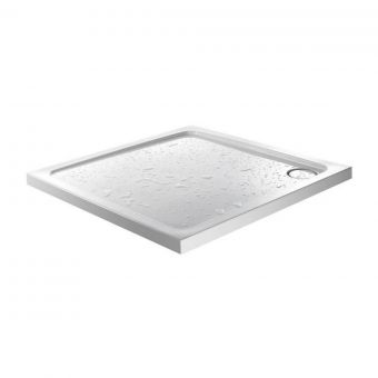 JT Fusion 45mm Square Shower Tray & Waste - 800 x 800mm with Anti-Slip