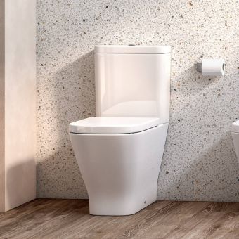 Roca The Gap Back-To-Wall Comfort Height Toilet Pan Only